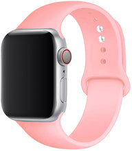 Load image into Gallery viewer, Silicone Strap For apple Watch band 41mm 45mm iWatch band 38mm 40mm 42mm  Rubber watchband for apple watch 7 6 5 4 3 se bracelet
