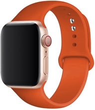 Load image into Gallery viewer, Silicone Strap For apple Watch band 41mm 45mm iWatch band 38mm 40mm 42mm  Rubber watchband for apple watch 7 6 5 4 3 se bracelet

