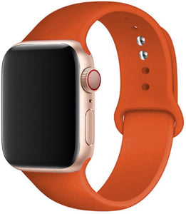 Silicone Strap For apple Watch band 41mm 45mm iWatch band 38mm 40mm 42mm  Rubber watchband for apple watch 7 6 5 4 3 se bracelet