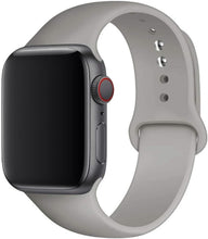 Load image into Gallery viewer, Silicone Strap For apple Watch band 41mm 45mm iWatch band 38mm 40mm 42mm  Rubber watchband for apple watch 7 6 5 4 3 se bracelet
