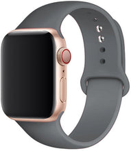 Load image into Gallery viewer, Silicone Strap For apple Watch band 41mm 45mm iWatch band 38mm 40mm 42mm  Rubber watchband for apple watch 7 6 5 4 3 se bracelet
