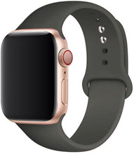 Load image into Gallery viewer, Silicone Strap For apple Watch band 41mm 45mm iWatch band 38mm 40mm 42mm  Rubber watchband for apple watch 7 6 5 4 3 se bracelet
