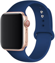 Load image into Gallery viewer, Silicone Strap For apple Watch band 41mm 45mm iWatch band 38mm 40mm 42mm  Rubber watchband for apple watch 7 6 5 4 3 se bracelet
