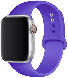 Silicone Strap For apple Watch band 41mm 45mm iWatch band 38mm 40mm 42mm  Rubber watchband for apple watch 7 6 5 4 3 se bracelet