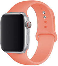 Load image into Gallery viewer, Silicone Strap For apple Watch band 41mm 45mm iWatch band 38mm 40mm 42mm  Rubber watchband for apple watch 7 6 5 4 3 se bracelet
