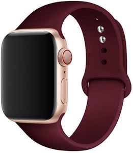 Silicone Strap For apple Watch band 41mm 45mm iWatch band 38mm 40mm 42mm  Rubber watchband for apple watch 7 6 5 4 3 se bracelet
