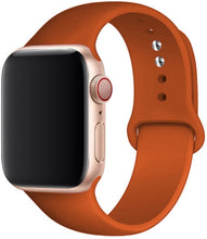 Load image into Gallery viewer, Silicone Strap For apple Watch band 41mm 45mm iWatch band 38mm 40mm 42mm  Rubber watchband for apple watch 7 6 5 4 3 se bracelet
