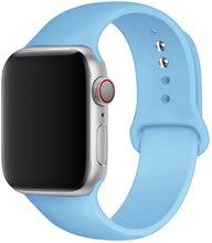 Load image into Gallery viewer, Silicone Strap For apple Watch band 41mm 45mm iWatch band 38mm 40mm 42mm  Rubber watchband for apple watch 7 6 5 4 3 se bracelet
