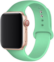 Load image into Gallery viewer, Silicone Strap For apple Watch band 41mm 45mm iWatch band 38mm 40mm 42mm  Rubber watchband for apple watch 7 6 5 4 3 se bracelet
