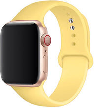 Load image into Gallery viewer, Silicone Strap For apple Watch band 41mm 45mm iWatch band 38mm 40mm 42mm  Rubber watchband for apple watch 7 6 5 4 3 se bracelet
