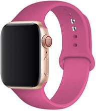 Load image into Gallery viewer, Silicone Strap For apple Watch band 41mm 45mm iWatch band 38mm 40mm 42mm  Rubber watchband for apple watch 7 6 5 4 3 se bracelet

