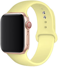 Load image into Gallery viewer, Silicone Strap For apple Watch band 41mm 45mm iWatch band 38mm 40mm 42mm  Rubber watchband for apple watch 7 6 5 4 3 se bracelet

