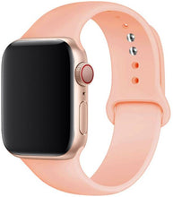 Load image into Gallery viewer, Silicone Strap For apple Watch band 41mm 45mm iWatch band 38mm 40mm 42mm  Rubber watchband for apple watch 7 6 5 4 3 se bracelet
