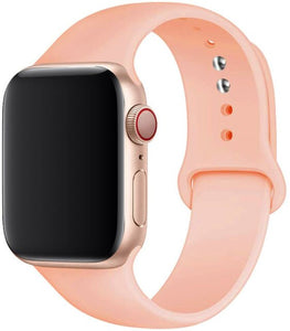 Silicone Strap For apple Watch band 41mm 45mm iWatch band 38mm 40mm 42mm  Rubber watchband for apple watch 7 6 5 4 3 se bracelet