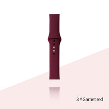 Load image into Gallery viewer, Silicone Strap For Apple Watch Bracelet 44mm 40mm 38mm 42 Mm Watchband For Apple Watch Band Correa Iwatch Series 6 Se 5 4 3 7

