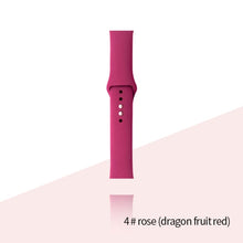 Load image into Gallery viewer, Silicone Strap For Apple Watch Bracelet 44mm 40mm 38mm 42 Mm Watchband For Apple Watch Band Correa Iwatch Series 6 Se 5 4 3 7
