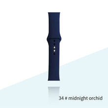Load image into Gallery viewer, Silicone Strap For Apple Watch Bracelet 44mm 40mm 38mm 42 Mm Watchband For Apple Watch Band Correa Iwatch Series 6 Se 5 4 3 7
