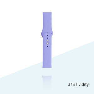 Silicone Strap For Apple Watch Bracelet 44mm 40mm 38mm 42 Mm Watchband For Apple Watch Band Correa Iwatch Series 6 Se 5 4 3 7