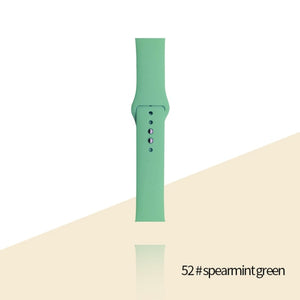 Silicone Strap For Apple Watch Bracelet 44mm 40mm 38mm 42 Mm Watchband For Apple Watch Band Correa Iwatch Series 6 Se 5 4 3 7