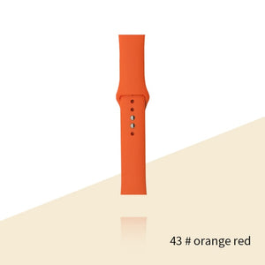 Silicone Strap For Apple Watch Bracelet 44mm 40mm 38mm 42 Mm Watchband For Apple Watch Band Correa Iwatch Series 6 Se 5 4 3 7