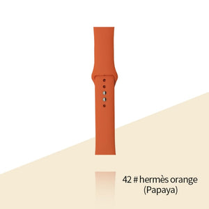 Silicone Strap For Apple Watch Bracelet 44mm 40mm 38mm 42 Mm Watchband For Apple Watch Band Correa Iwatch Series 6 Se 5 4 3 7