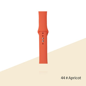 Silicone Strap For Apple Watch Bracelet 44mm 40mm 38mm 42 Mm Watchband For Apple Watch Band Correa Iwatch Series 6 Se 5 4 3 7