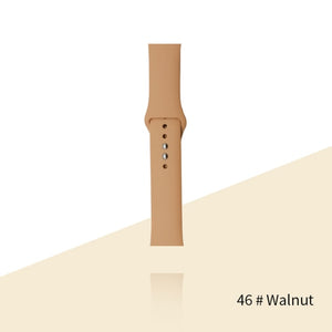 Silicone Strap For Apple Watch Bracelet 44mm 40mm 38mm 42 Mm Watchband For Apple Watch Band Correa Iwatch Series 6 Se 5 4 3 7