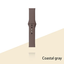 Load image into Gallery viewer, Silicone Strap For Apple Watch Bracelet 44mm 40mm 38mm 42 Mm Watchband For Apple Watch Band Correa Iwatch Series 6 Se 5 4 3 7
