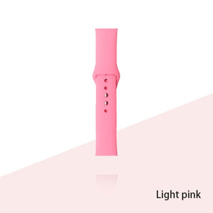 Silicone Strap For Apple Watch Bracelet 44mm 40mm 38mm 42 Mm Watchband For Apple Watch Band Correa Iwatch Series 6 Se 5 4 3 7