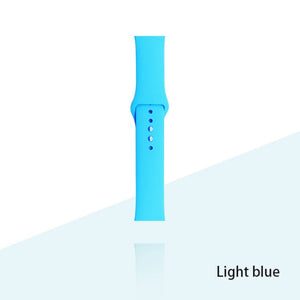 Silicone Strap For Apple Watch Bracelet 44mm 40mm 38mm 42 Mm Watchband For Apple Watch Band Correa Iwatch Series 6 Se 5 4 3 7