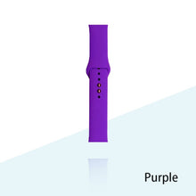 Load image into Gallery viewer, Silicone Strap For Apple Watch Bracelet 44mm 40mm 38mm 42 Mm Watchband For Apple Watch Band Correa Iwatch Series 6 Se 5 4 3 7

