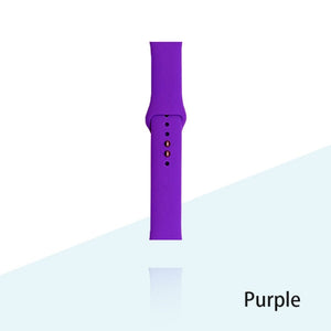 Silicone Strap For Apple Watch Bracelet 44mm 40mm 38mm 42 Mm Watchband For Apple Watch Band Correa Iwatch Series 6 Se 5 4 3 7
