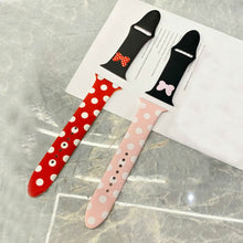 Load image into Gallery viewer, Cartoon Strap For Apple Watch Band 40mm 44mm Printing Silicone Bracelet For Iwatch Series 7 6 SE 5 4 3 Accessories 41mm 45mm
