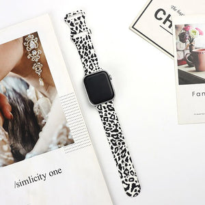 Cartoon Strap For Apple Watch Band 40mm 44mm Printing Silicone Bracelet For Iwatch Series 7 6 SE 5 4 3 Accessories 41mm 45mm