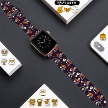 Load image into Gallery viewer, Cartoon Strap For Apple Watch Band 40mm 44mm Printing Silicone Bracelet For Iwatch Series 7 6 SE 5 4 3 Accessories 41mm 45mm
