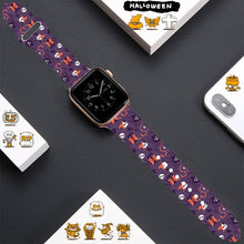 Load image into Gallery viewer, Cartoon Strap For Apple Watch Band 40mm 44mm Printing Silicone Bracelet For Iwatch Series 7 6 SE 5 4 3 Accessories 41mm 45mm
