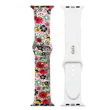 Load image into Gallery viewer, Printed Strap For Apple Watch band 44mm 40mm iwatch 42mm 38mm correa Silicone women bracelet for apple Watch SE 5 4 3 series 6
