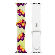 Load image into Gallery viewer, Printed Strap For Apple Watch band 44mm 40mm iwatch 42mm 38mm correa Silicone women bracelet for apple Watch SE 5 4 3 series 6
