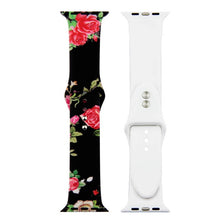 Load image into Gallery viewer, Printed Strap For Apple Watch band 44mm 40mm iwatch 42mm 38mm correa Silicone women bracelet for apple Watch SE 5 4 3 series 6
