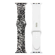 Load image into Gallery viewer, Printed Strap For Apple Watch band 44mm 40mm iwatch 42mm 38mm correa Silicone women bracelet for apple Watch SE 5 4 3 series 6
