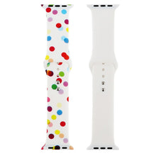 Load image into Gallery viewer, Printed Strap For Apple Watch band 44mm 40mm iwatch 42mm 38mm correa Silicone women bracelet for apple Watch SE 5 4 3 series 6
