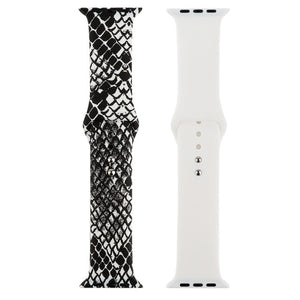 Printed Strap For Apple Watch band 44mm 40mm iwatch 42mm 38mm correa Silicone women bracelet for apple Watch SE 5 4 3 series 6