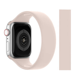 Solo Loop for Apple Watch Strap 44mm 40mm 45mm 41mm 38mm 42mm Elastic Silicone watchband bracelet iWatch serie 6 5/4/3 SE 7 Band