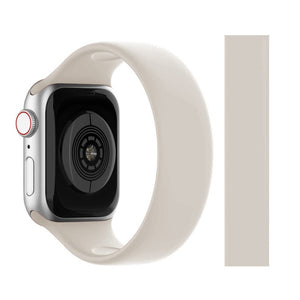 Solo Loop for Apple Watch Strap 44mm 40mm 45mm 41mm 38mm 42mm Elastic Silicone watchband bracelet iWatch serie 6 5/4/3 SE 7 Band