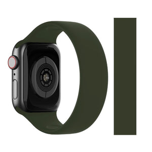 Solo Loop for Apple Watch Strap 44mm 40mm 45mm 41mm 38mm 42mm Elastic Silicone watchband bracelet iWatch serie 6 5/4/3 SE 7 Band