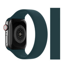 Load image into Gallery viewer, Solo Loop for Apple Watch Strap 44mm 40mm 45mm 41mm 38mm 42mm Elastic Silicone watchband bracelet iWatch serie 6 5/4/3 SE 7 Band

